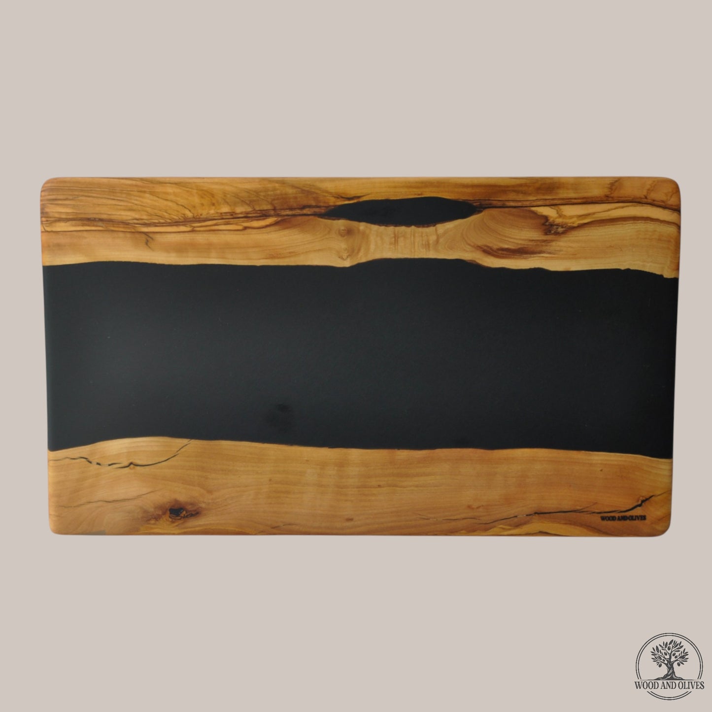 Olijfhouten Serveerplank met Epoxy