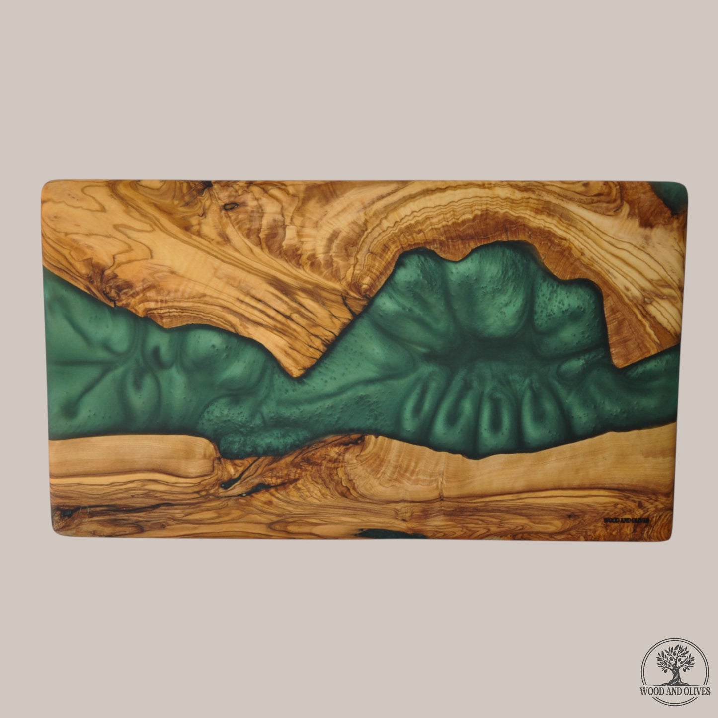 Olijfhouten Serveerplank met Epoxy