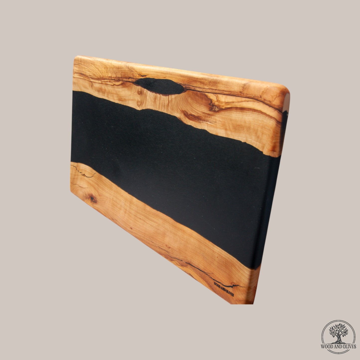 Olijfhouten Serveerplank met Epoxy