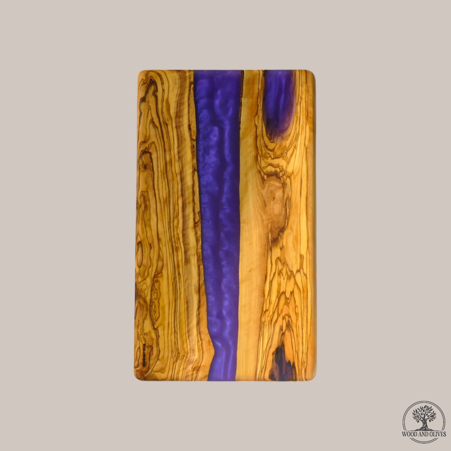 Olijfhouten Serveerplank met Epoxy