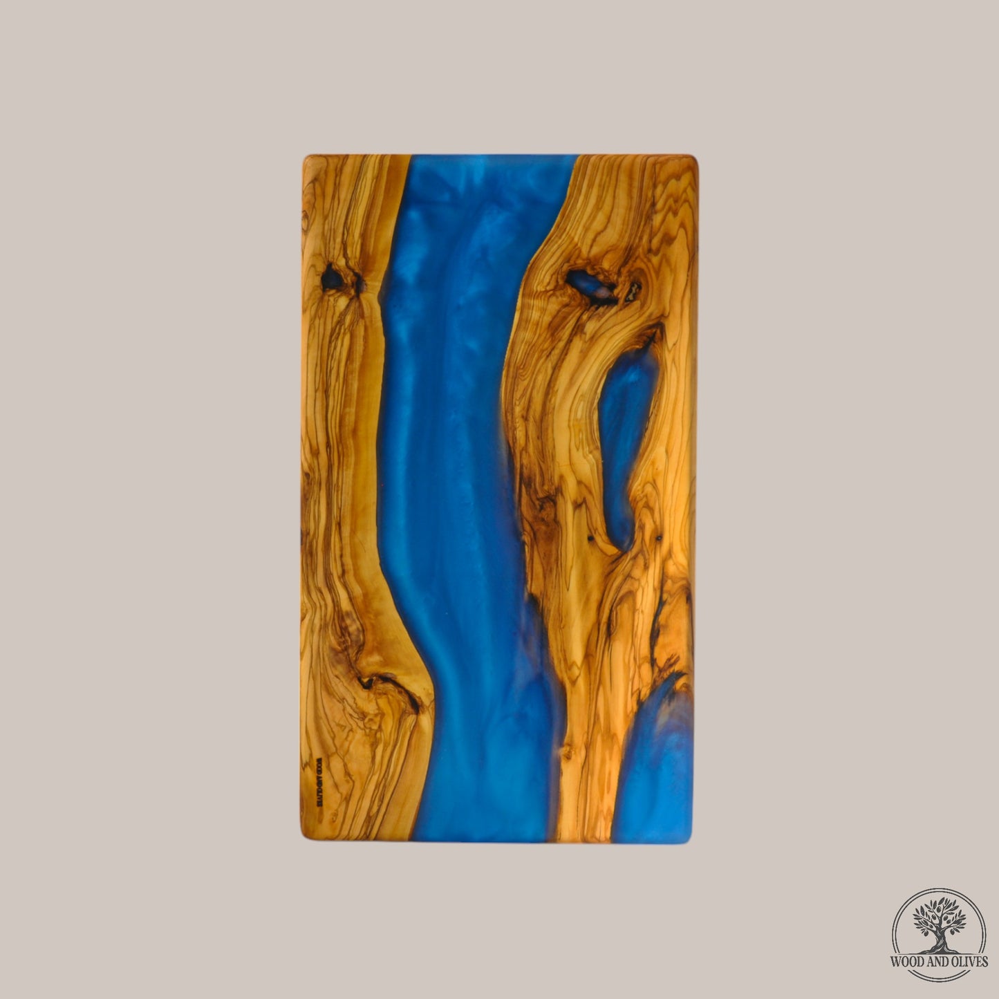 Olijfhouten Serveerplank met Epoxy