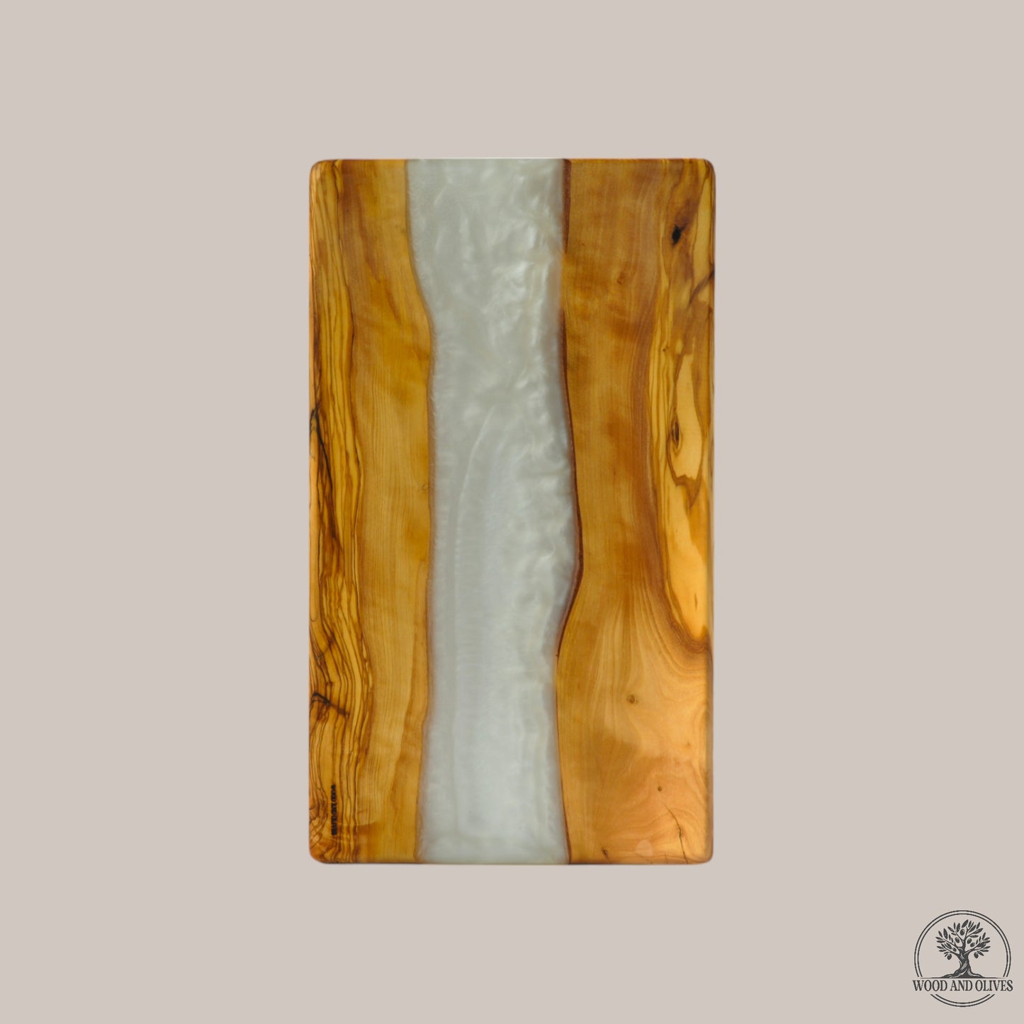 Olijfhouten Serveerplank met Epoxy