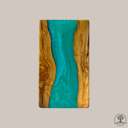 Olijfhouten Serveerplank met Epoxy