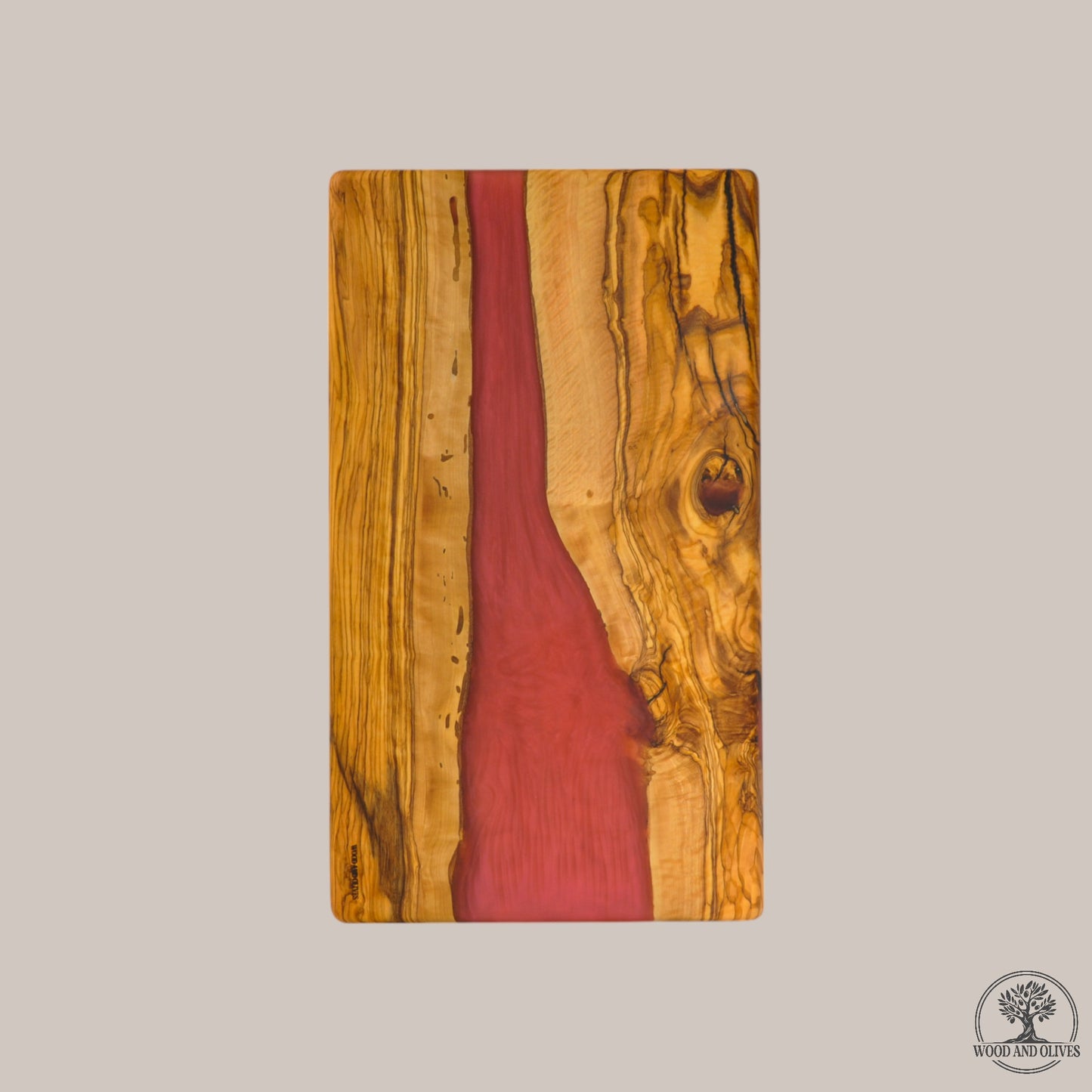 Olijfhouten Serveerplank met Epoxy