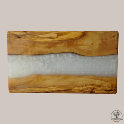 Olijfhouten Serveerplank met Epoxy