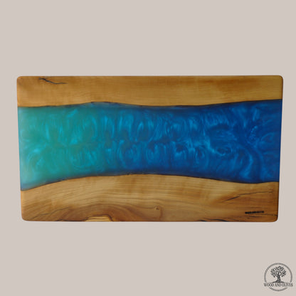 Olijfhouten Serveerplank met Epoxy