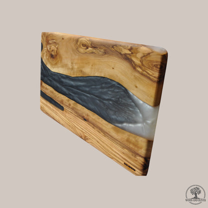 Olijfhouten Serveerplank met Epoxy