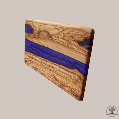 Olijfhouten Serveerplank met Epoxy
