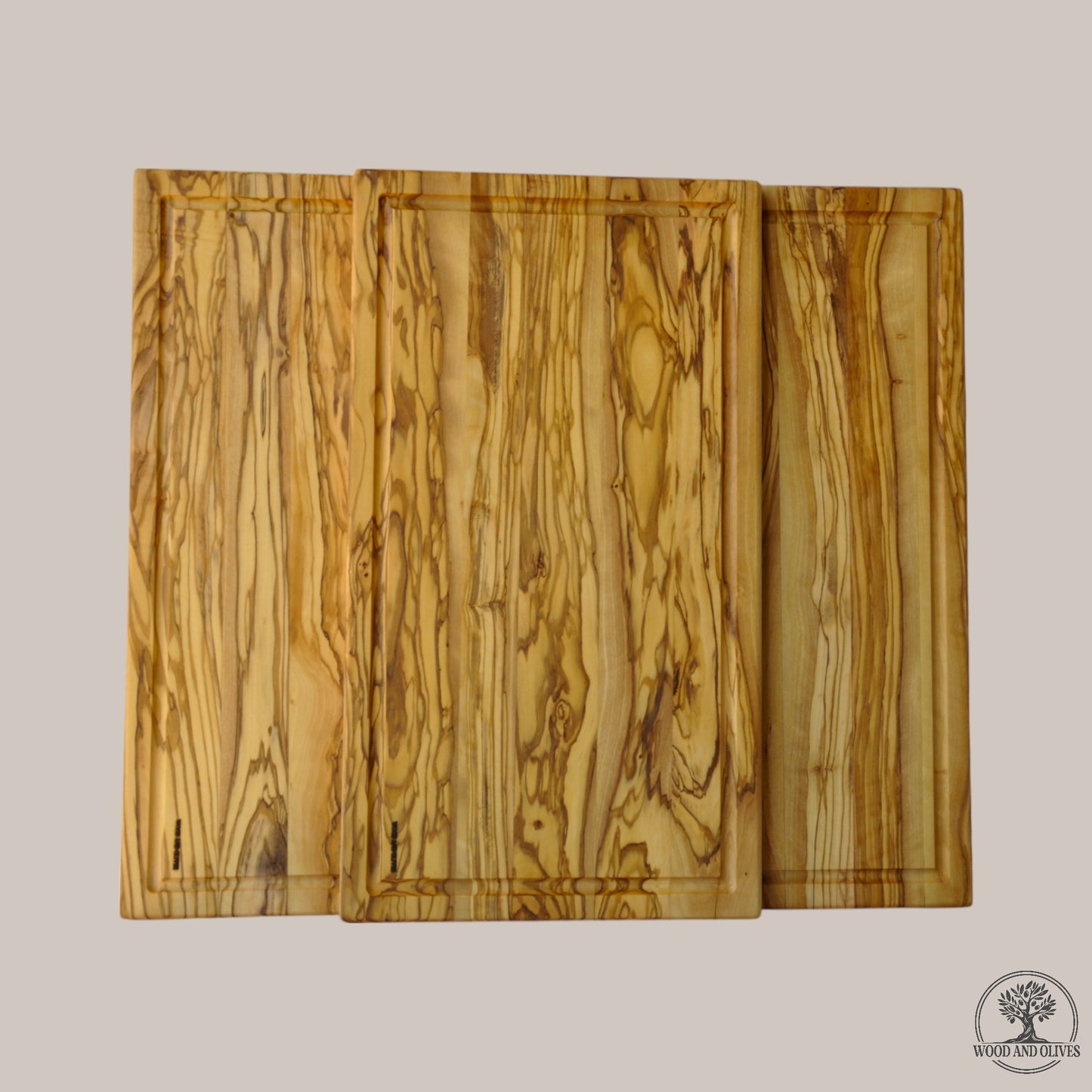 Olijfhouten Plank met Sapgeul