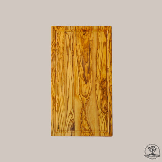 Olijfhouten Plank met Sapgeul